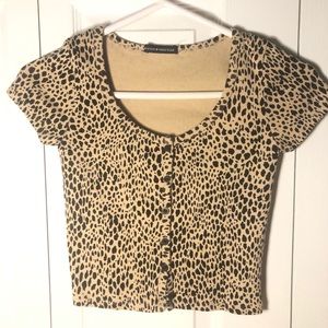 NWOT leopard zelly
